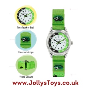 Time-Teaching Dinosaur Watch Gift Set